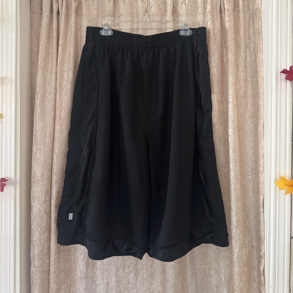 Pro Club Black Polyester Shorts